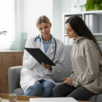 Doctor and patient discussing No-Needle IVF in Egypt